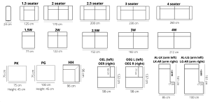 Nr. 4 / Sofa oder Ecke / in Stoff oder Leder / ab 1784 €